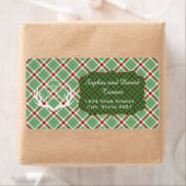 ベビーザコールド外緑の格子付き休日 ラベル (インサイチュ)