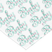 ベビーシエレガントャワーお祝い長方形 テーブルクロス (アングル)