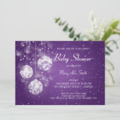 ベビーシエレガントャワーフェスティバルボーブルズパープル 招待状 (スタンド正面)