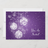 ベビーシエレガントャワーフェスティバルボーブルズパープル 招待状 (裏面)