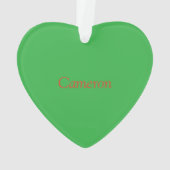 ベビーシカスタムスターハートとビッグブラザー オーナメント (裏面)