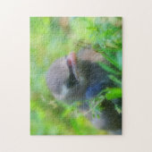 ベビーシダーワキシングバード自然 ジグソーパズル (縦)