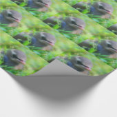 ベビーシダーワキシングバード自然 ラッピングペーパー (角)