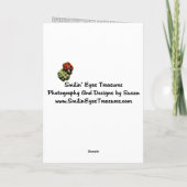 ベビーシダーワックスウィング鳥自然写真カード カード (裏面)