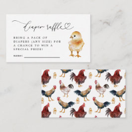 ベビーシックおむつラッフルチケット エンクロージャーカード