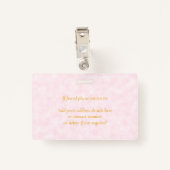 ベビーシッターかわいいペンギン事業名タグ バッジ (裏面クリップ)