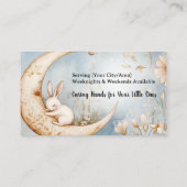 ベビーシッターのサービス,ベビーシッター,ナニー,育児 名刺 (裏面)