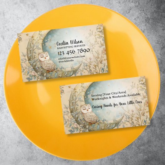 ベビーシッターのサービス,ベビーシッター,ナニー,育児 名刺