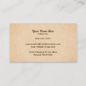 ベビーシッターのスローガンの名刺 名刺 (裏面)