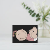 ベビーシッターのデザイン 名刺 (スタンド正面)