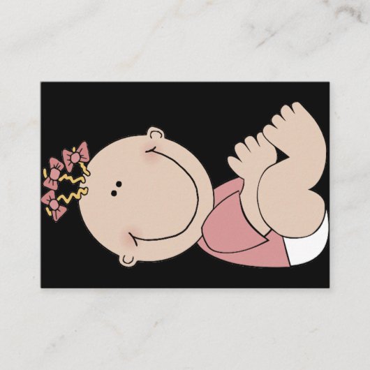 ベビーシッターのデザイン 名刺 (正面)