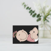 ベビーシッターのデザイン 名刺 (スタンド正面)