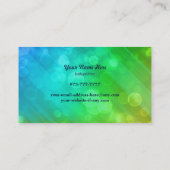 ベビーシッターのフクロウの名刺 名刺 (裏面)