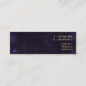 ベビーシッターの名刺 スキニー名刺 (裏面)