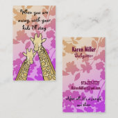 ベビーシッターの名刺 名刺 (正面/裏面)