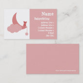 ベビーシッターの名刺 名刺 (正面/裏面)