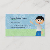 ベビーシッターの名刺 名刺 (裏面)