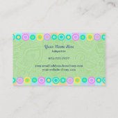 ベビーシッターの名刺 名刺 (裏面)