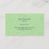 ベビーシッターの名刺 名刺 (裏面)