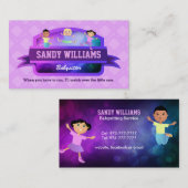 ベビーシッターの子供の名刺 名刺 (正面/裏面)