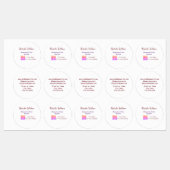 ベビーシッターの子供デイケアnanny追加の名前詳細q ラベル (シート)