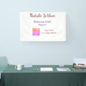 ベビーシッターの子供デイケアnanny追加の名前詳細q 横断幕 (トレードショー)