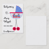 ベビーシッターのBabybuggyのデザイン 名刺 (正面/裏面)