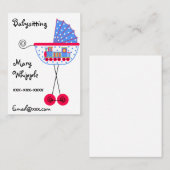 ベビーシッターのBabybuggyのデザイン 名刺 (正面/裏面)