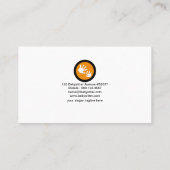 ベビーシッターをするサービスを遊んでいるかわいいてんとう虫 名刺 (裏面)