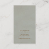 ベビーシッターをするヴィンテージの乳母車のシンプルのモダン 名刺 (裏面)