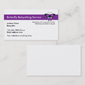 ベビーシッターをする名刺 名刺 (正面/裏面)