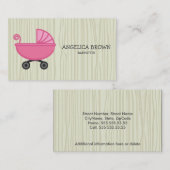 ベビーシッターをする名刺 名刺 (正面/裏面)