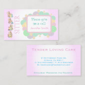 ベビーシッターサービス 名刺 (正面/裏面)