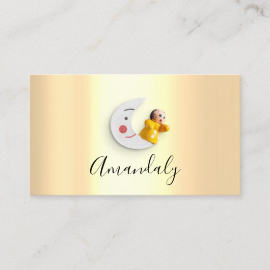 ベビーシッターナニープロフェッショナルチャイルドデイサービスルーム 名刺 (正面)