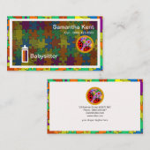 ベビーシッターマグニフィセントジグソーパズル 名刺 (正面/裏面)