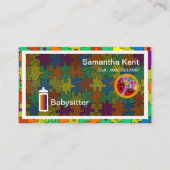ベビーシッターマグニフィセントジグソーパズル 名刺 (正面)