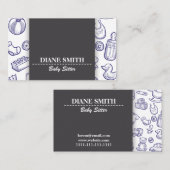 ベビーシッターモダンスタイル 名刺 (正面/裏面)