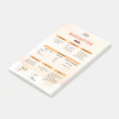 ベビーシッター事業 | ベビーシッター情報ノート ポストイット (アングル)