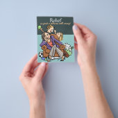 ベビーシッター子気に母ヘルパーのプロモーションカード チラシ (手)