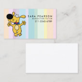 ベビーシッター家庭教師気に子踊りドッグ 名刺 (正面/裏面)