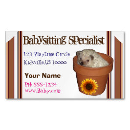 ベビーシッター専門家 マグネット名刺