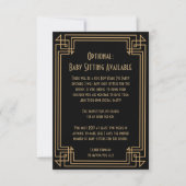 ベビーシッター招待状 招待状 (正面)