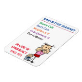 ベビーシッター磁石 マグネット (左側)