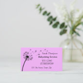 ベビーシッター連絡名刺 名刺 (スタンド正面)