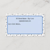 ベビーシッター連絡名刺 名刺 (裏面)