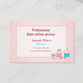 ベビーシッター・サービスの名刺 名刺