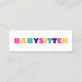 ベビーシッター スキニー名刺