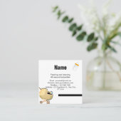 ベビーシッター スクエア名刺 (スタンド正面)