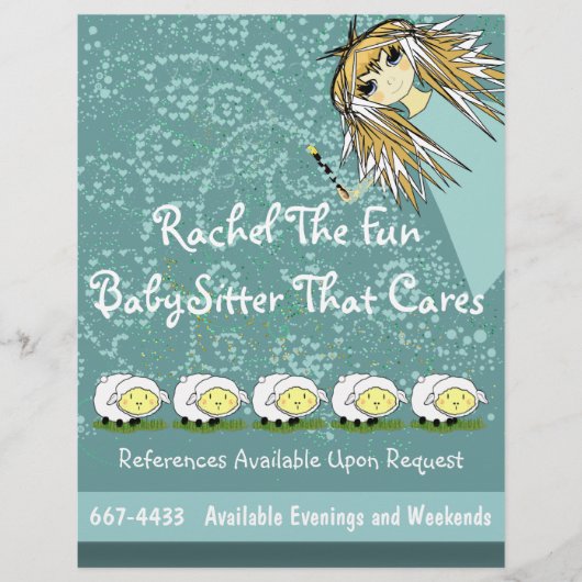 ベビーシッター チラシ (正面)