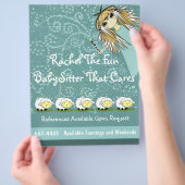 ベビーシッター チラシ (手)